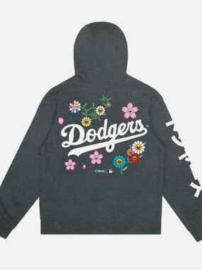 Los Angeles Dodgers Murakami Grey Hoodie size M